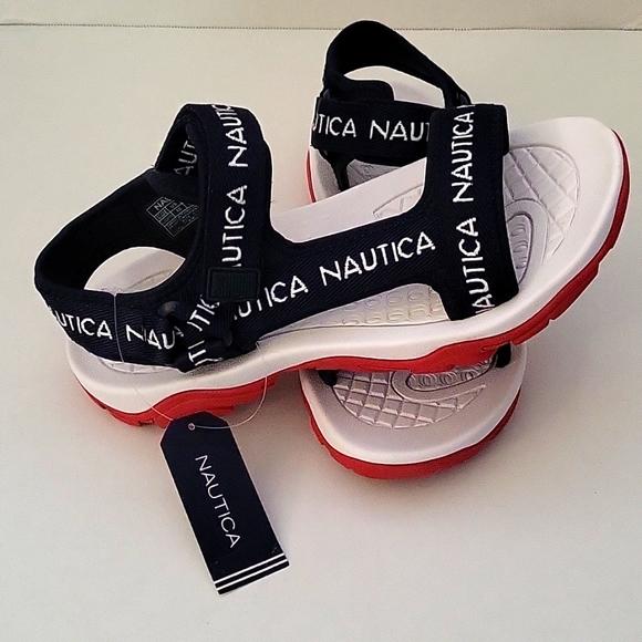 Nautica Men's Sandals, Open Toe Athletic Water Shoes With Strap - Picture 3 of 8